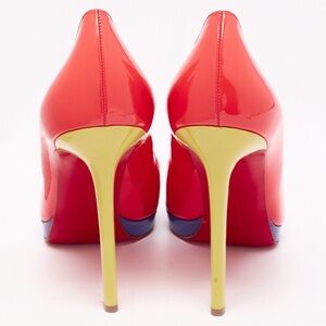 Used Tri color Pigalle Plato Louboutin